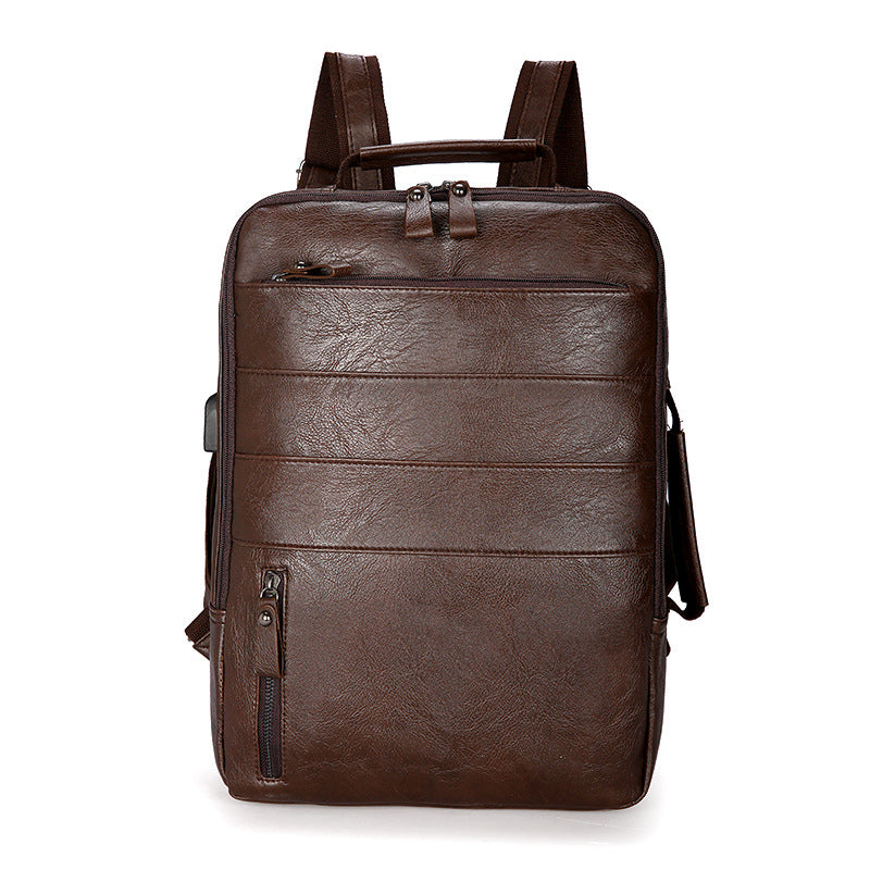 Fashion Computer Backpack Leather Bag