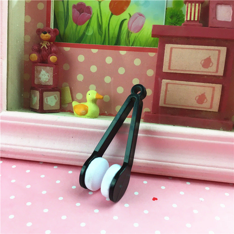 2Pcs Eyeglasses handle brush sunglasses cleaner