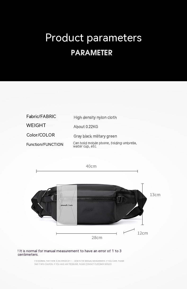 Fashion Waist Bag Sports Waterproof Outdoor Multifunctional Mobile Phone Bag