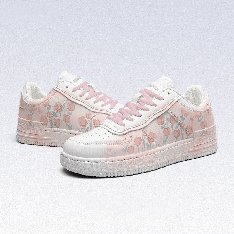 Breathable All-match Tulip Board Shoes