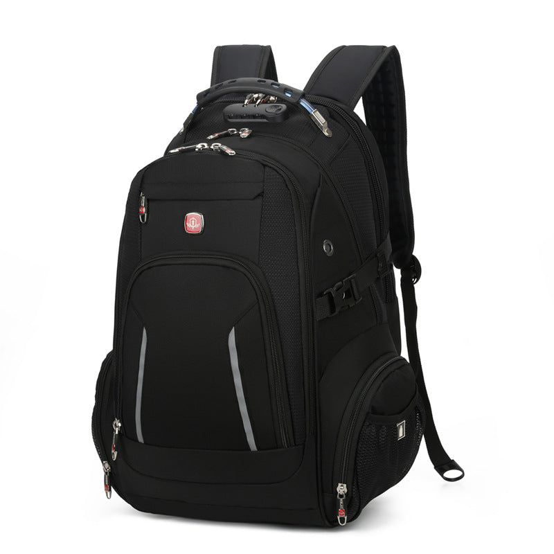 Multifunctional Backpack Waterproof And Wear-resistant Oxford Cloth With Number Lock