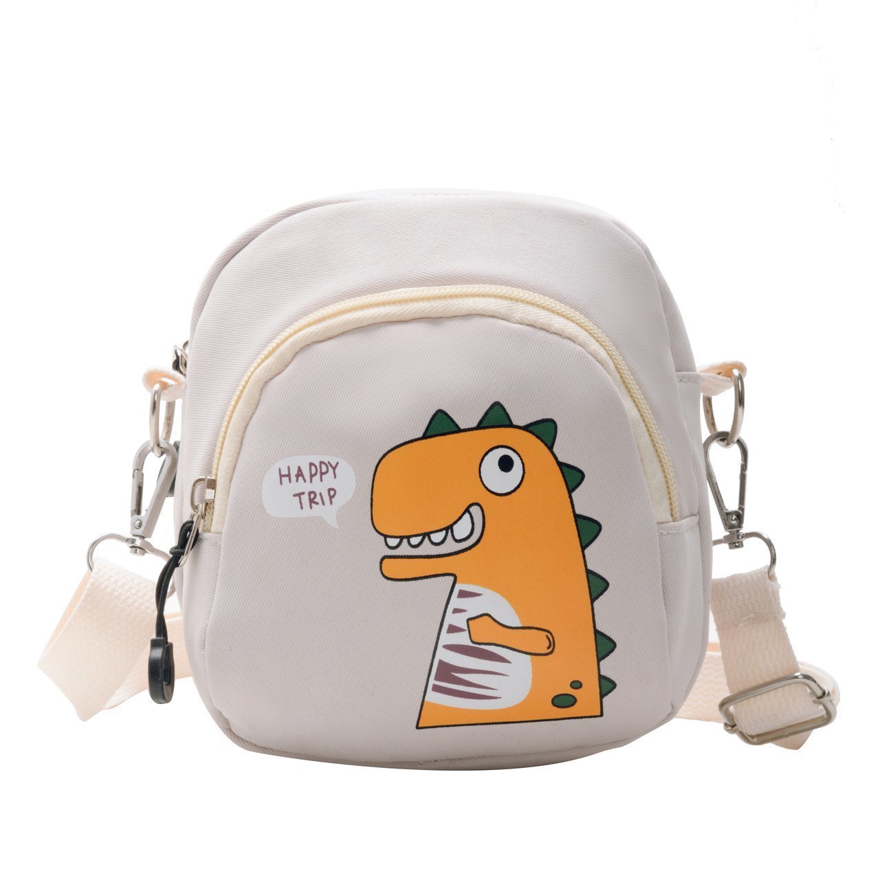 Children's Casual Cartoon Dinosaur Print Shoulder Crossbody Bag