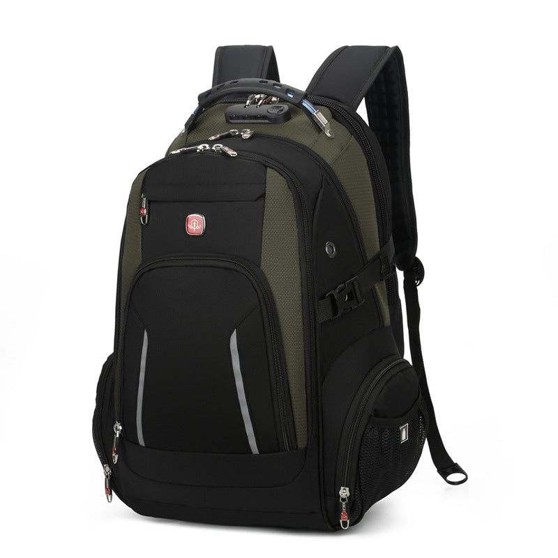 Multifunctional Backpack Waterproof And Wear-resistant Oxford Cloth With Number Lock