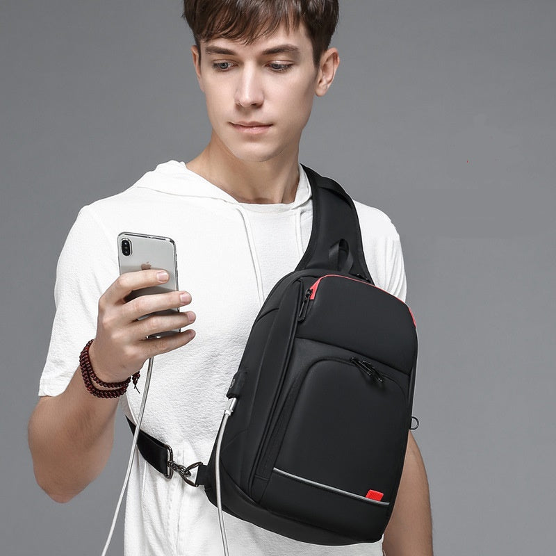 Fashion Men's Short Distance Waterproof Shoulder Bag