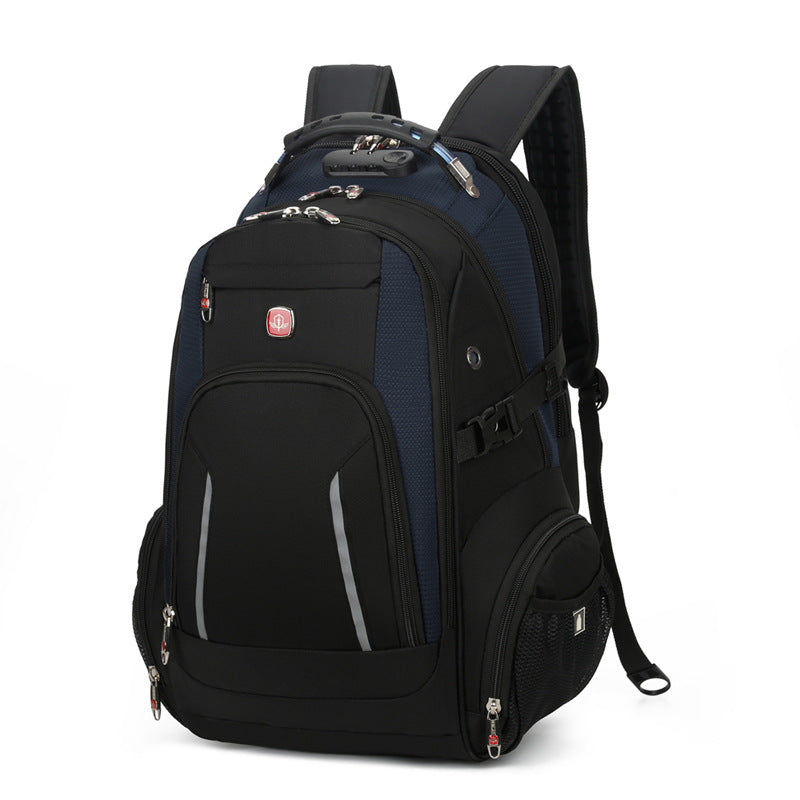Multifunctional Backpack Waterproof And Wear-resistant Oxford Cloth With Number Lock