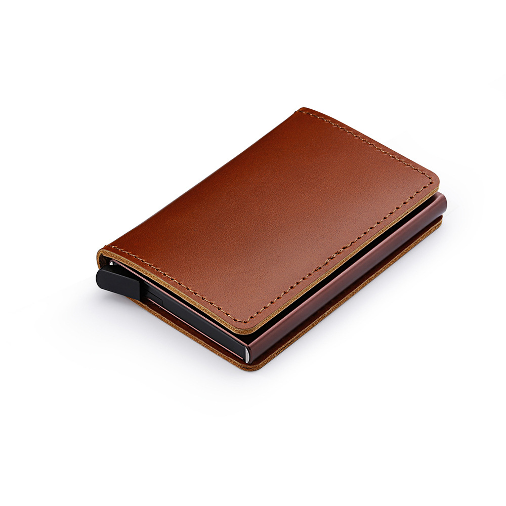 Male-Female Metal Card Holder Wallet