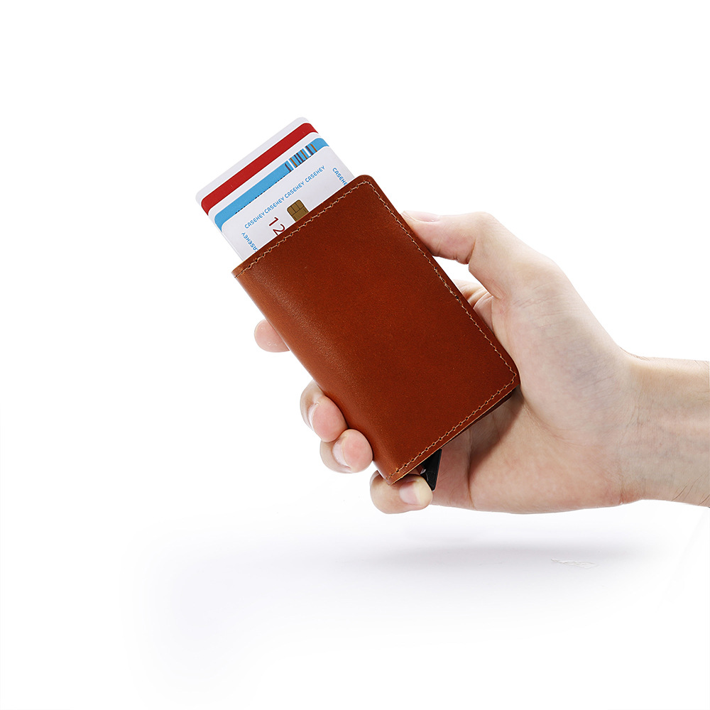 Male-Female Metal Card Holder Wallet
