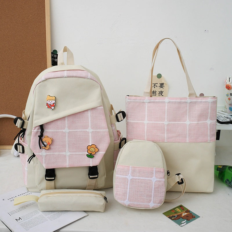 Women's Plaid Backpack