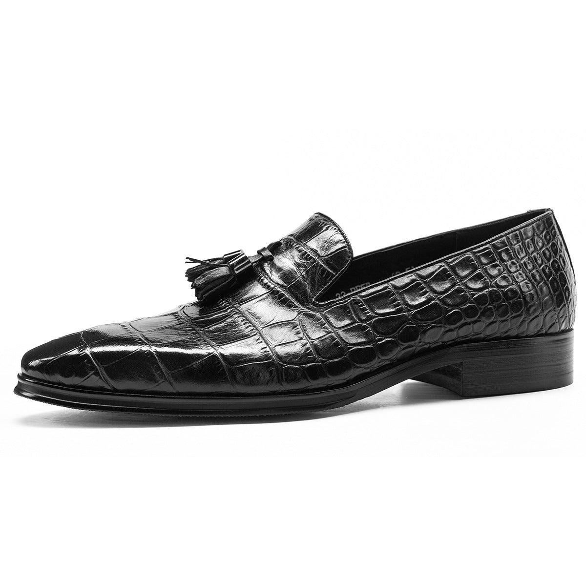 Blue British Business Casual Shoes Leather