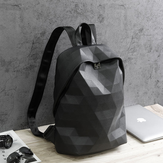 Backpack Luminous Frosted Geometric Ringer Lattice