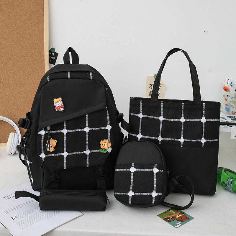 Women's Plaid Backpack