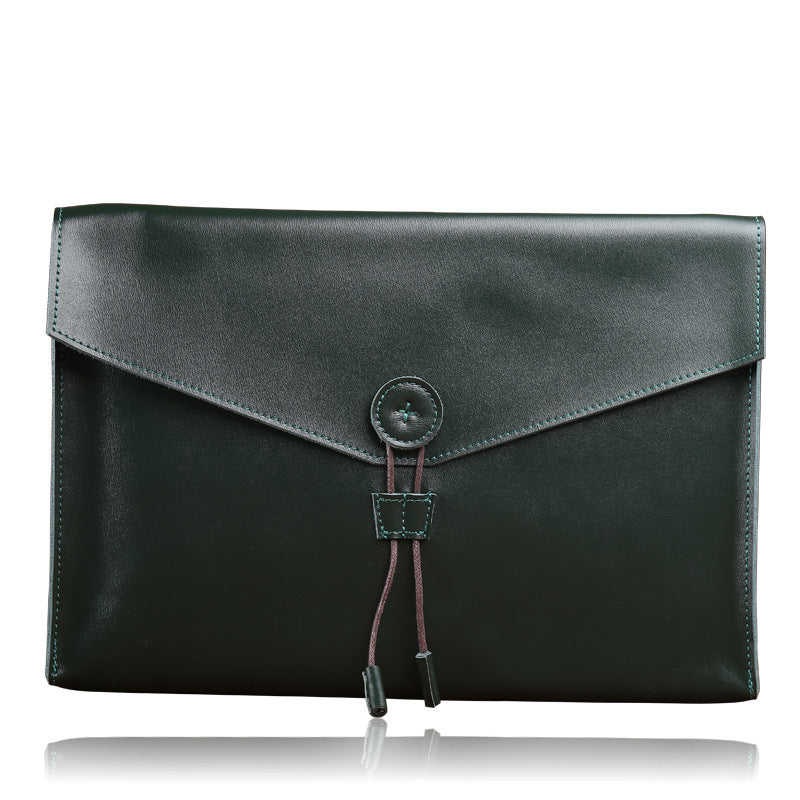Leather Men Bag Business Leisure Breifcase Fashion Retro A4 Package