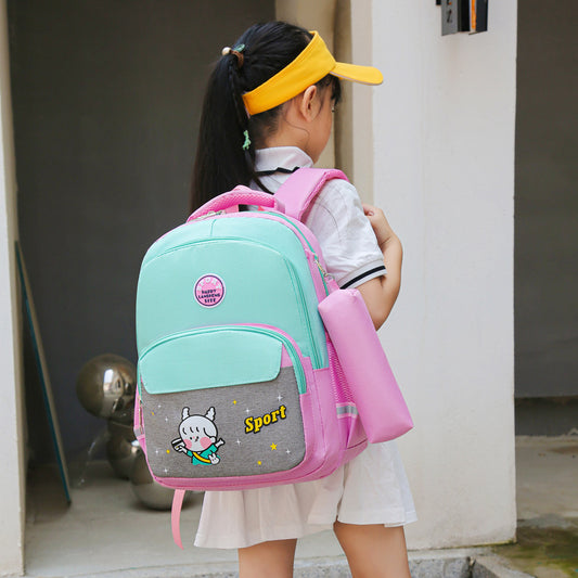Lightweight Ridge Protection Backpack For Elementary School Students