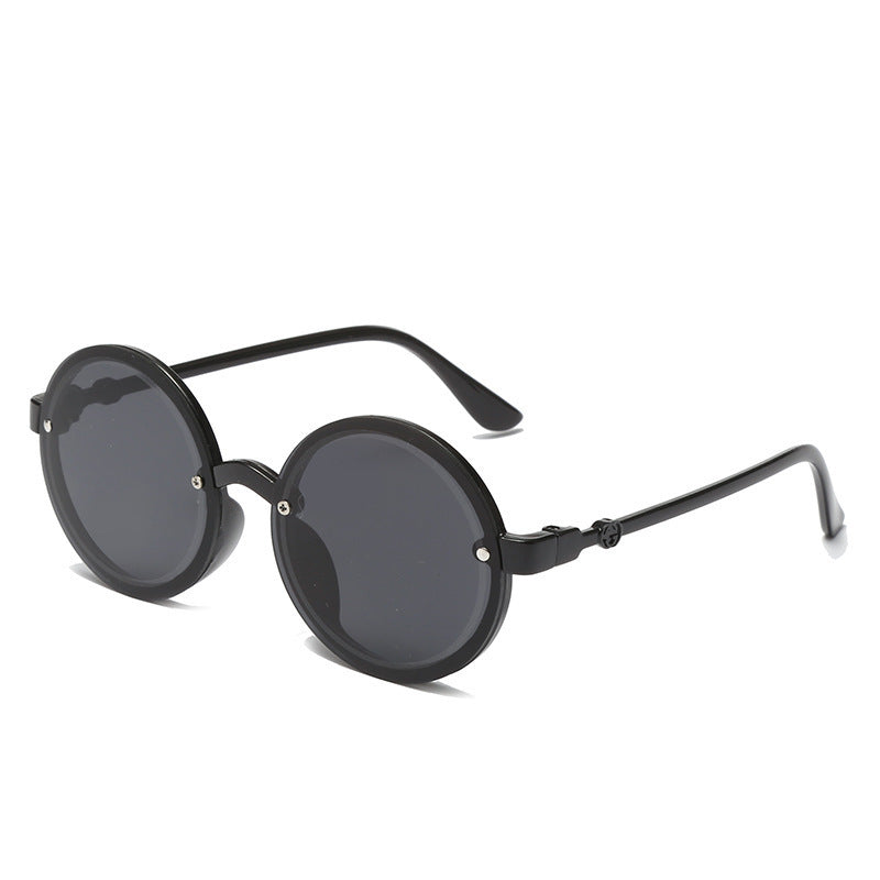 Boys And Girls Fashion Photo Party Round Sunglasses