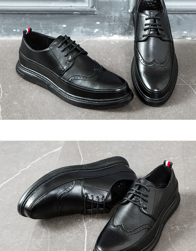 Men's Summer Brogue Casual Leather Shoes