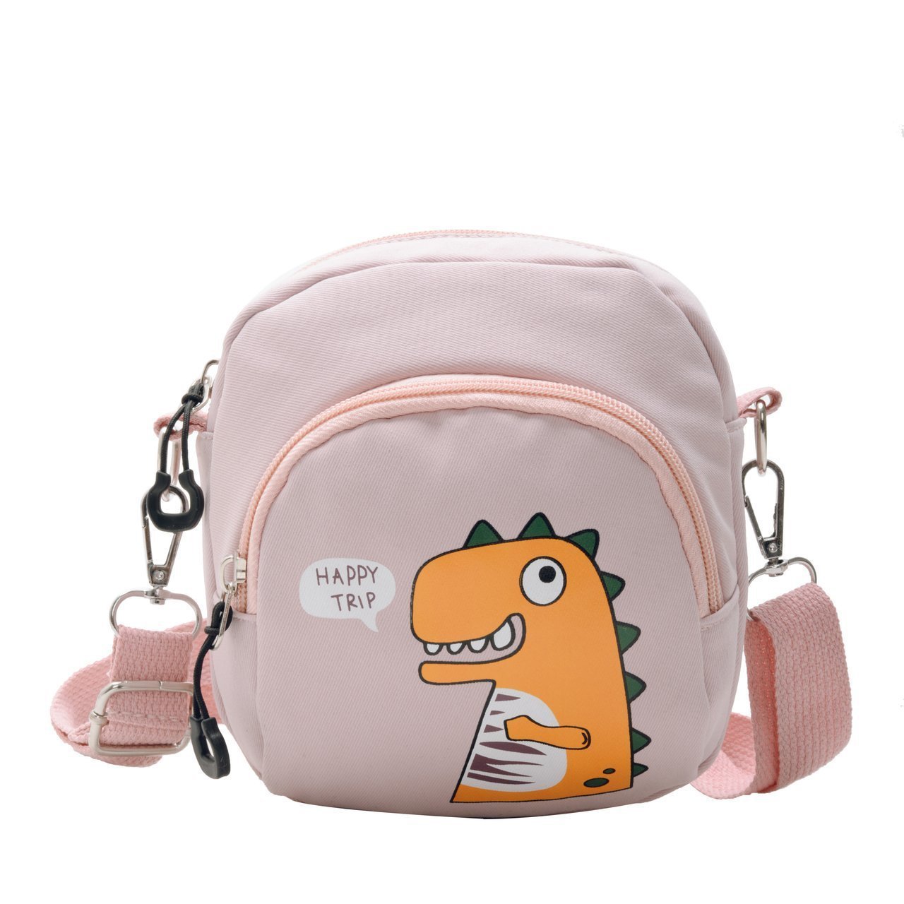 Children's Casual Cartoon Dinosaur Print Shoulder Crossbody Bag