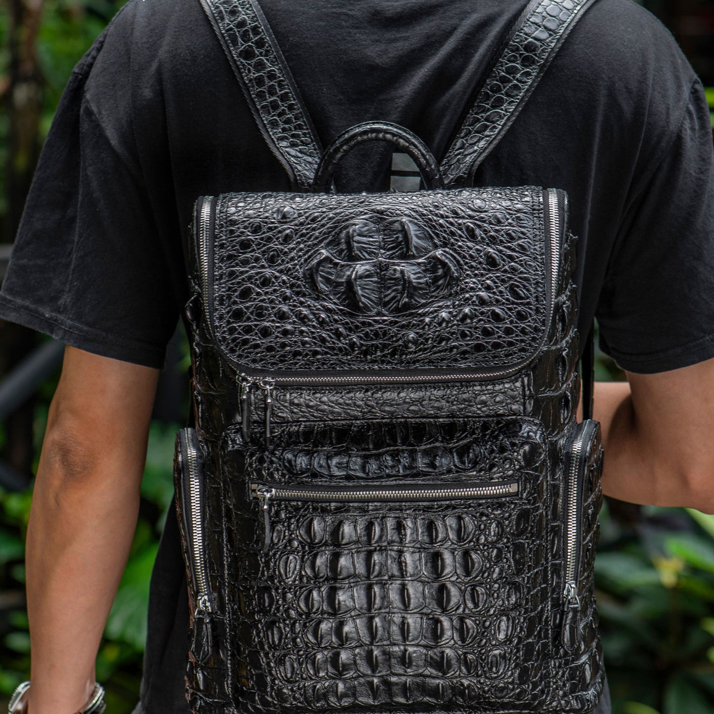 Handmade Backpack Business Travel Versatile Large Capacity