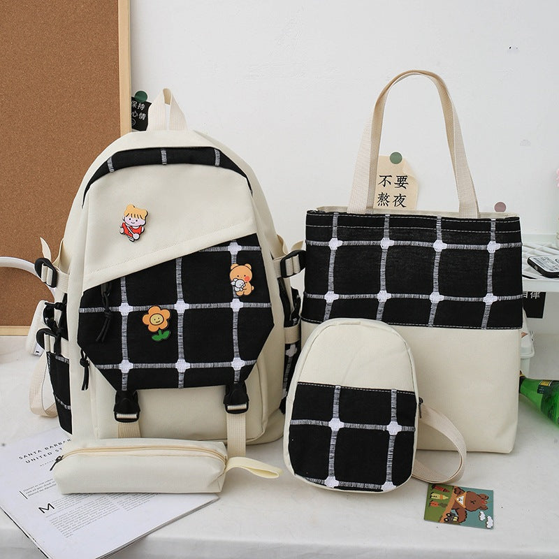 Women's Plaid Backpack