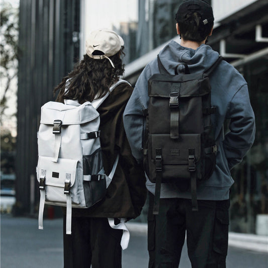 Black Large Capacity Travel Tooling Backpack