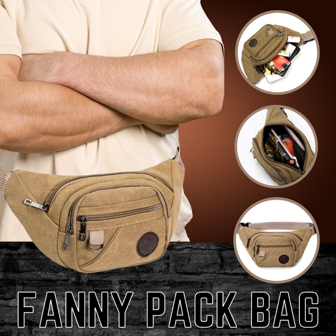 Waist Bag Outdoor Pouch Camping Hiking Running Chest New