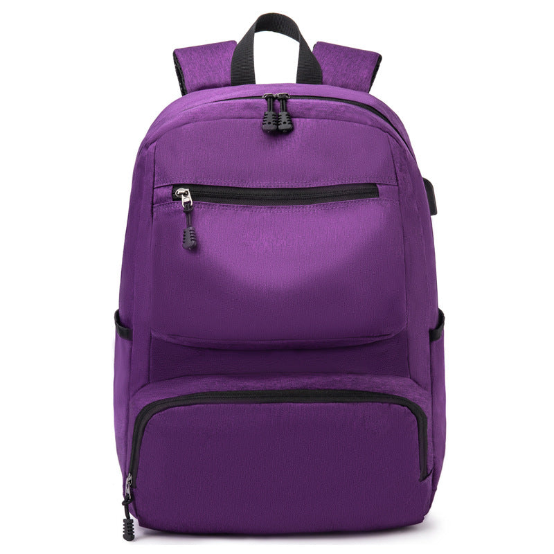 Large 15.6 Inch Laptop Computer USB Charging Backpack