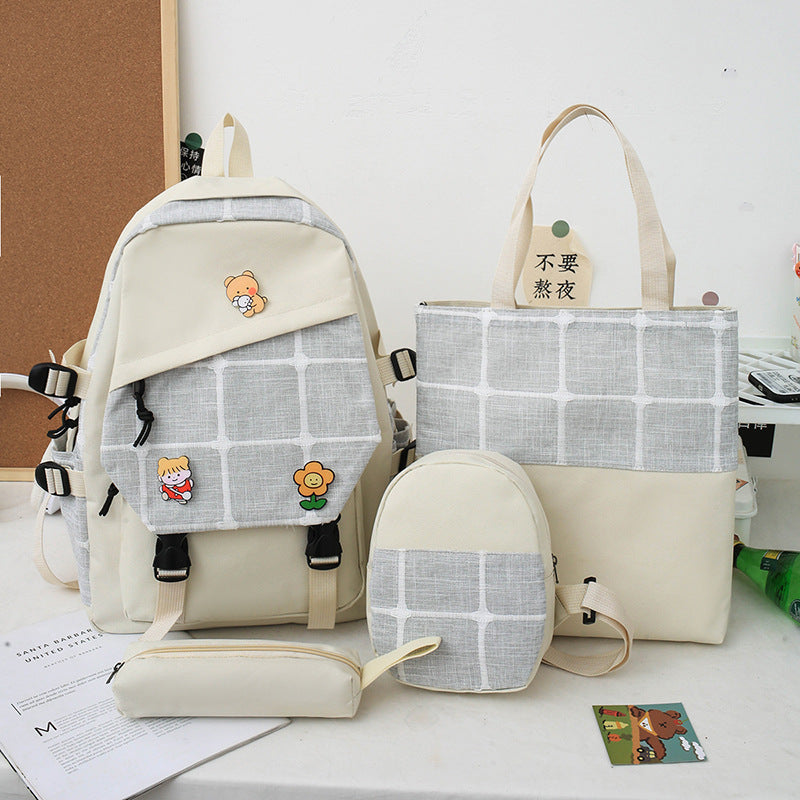 Women's Plaid Backpack