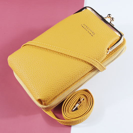 Female Handbag With Detachable Strap Mobile Phone Wallet